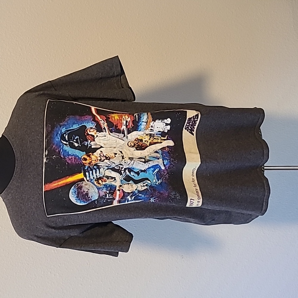 A Long Time Ago in a Galaxy Far, Far Away...  Men's Star Wars Retro Tee - Size L